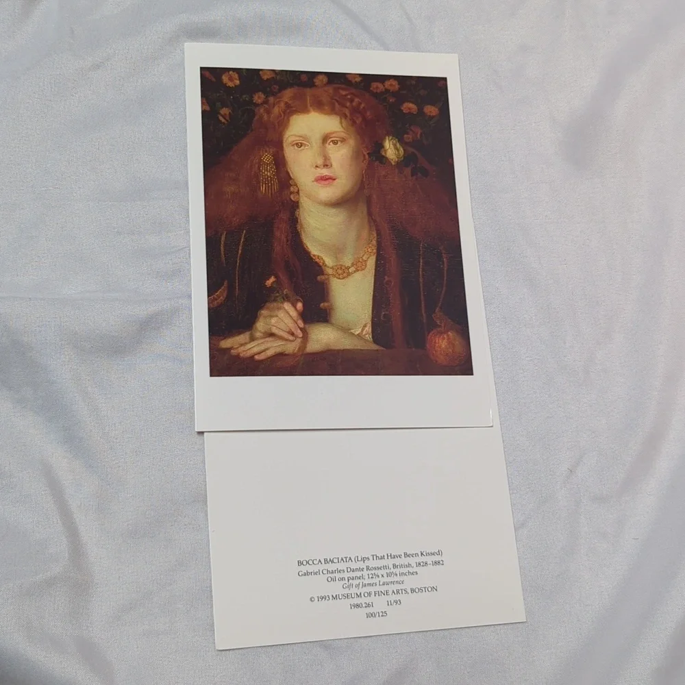 Vtg 93 Redheads Museum Of Fine Arts Boston Blank Note Cards USED 23 CARDS LEFT